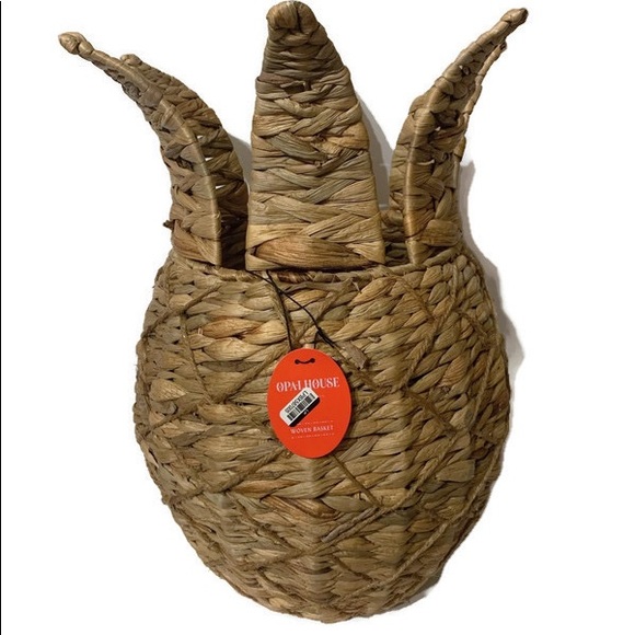 Opalhouse Other - Opalhouse Pineapple Water Hyacinth Woven Basket